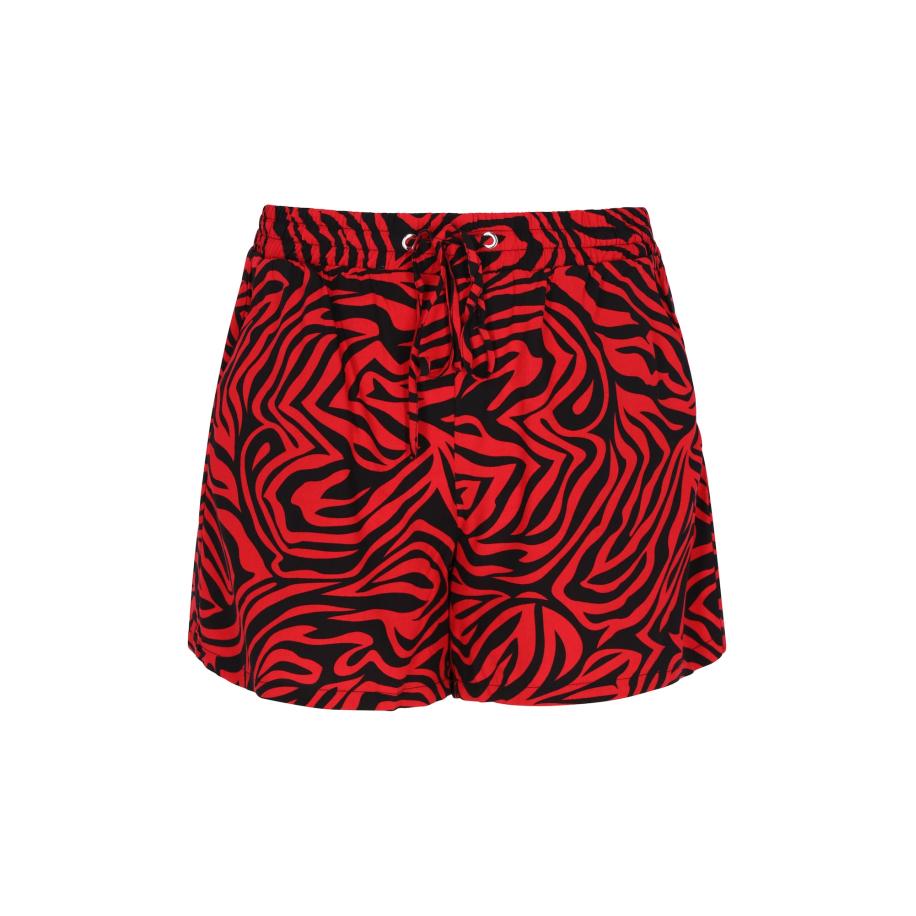 MYMO MYMO Broek Comfy rood / zwart -