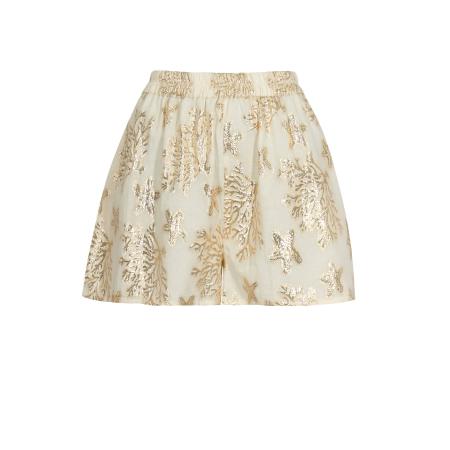 South Beach South Beach Broek beige / goud