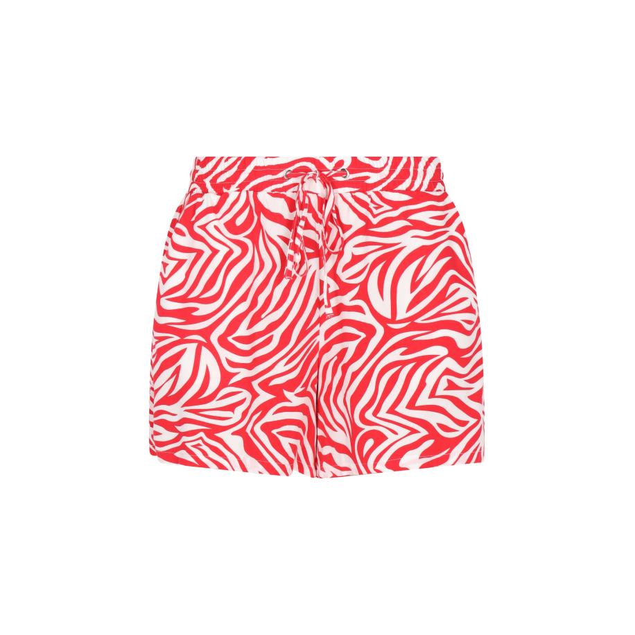 MYMO MYMO Broek donkerroze / wit -
