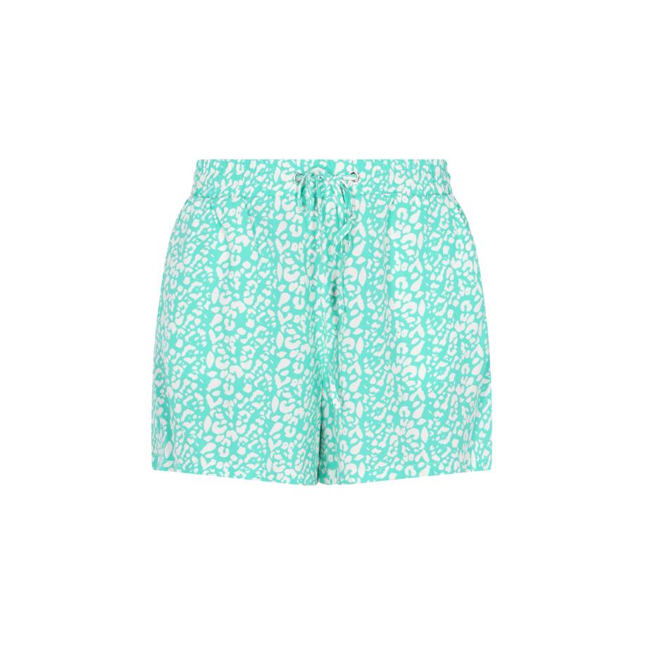 MYMO MYMO Broek turquoise / wit -