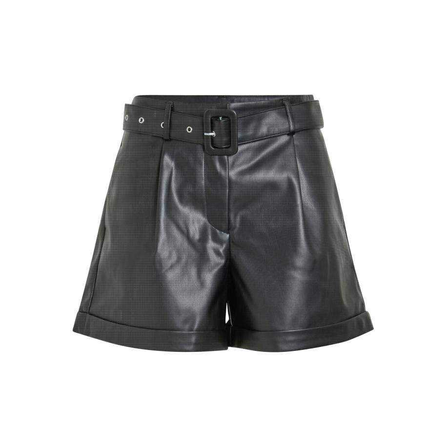 Vila VILA Bandplooibroek Mathy zwart -