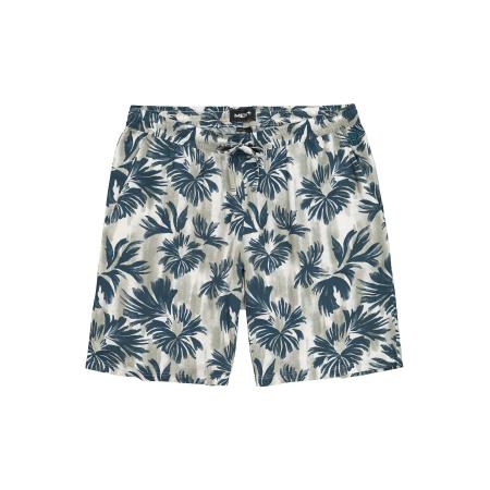 men plus Men Plus Broek petrol / groen gemêleerd