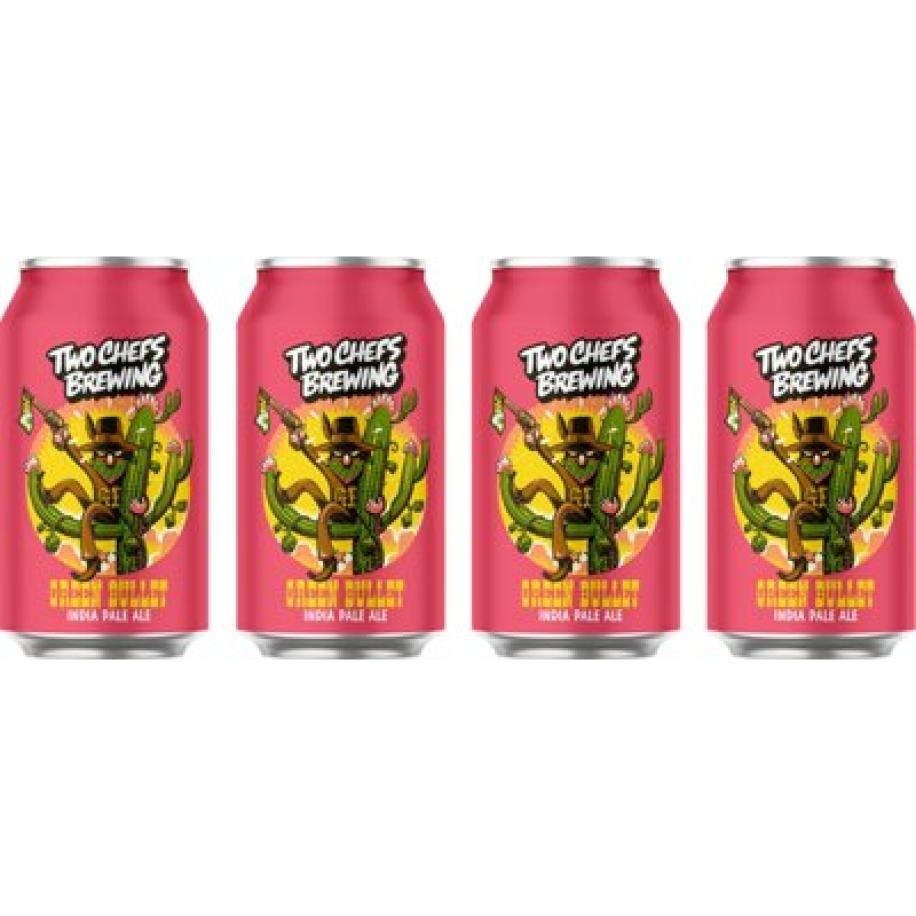 Two Chefs Brewing Green bullet 4-pack