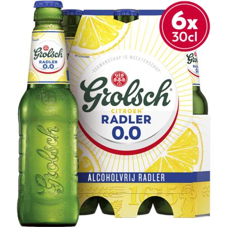Grolsch Radler citroen alcoholvrij 0.0 6-pack