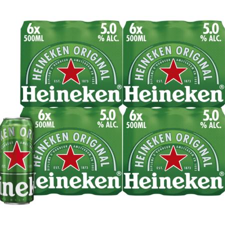 Heineken Premium pilsener 4x 6-pack