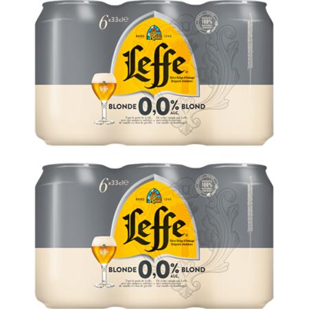 Leffe Blond 0.0% abdijbier 6-pack 2-pack