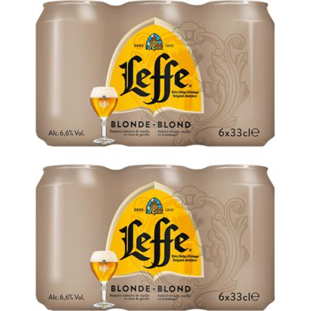 Leffe Blond abdijbier 6-pack 2-pack