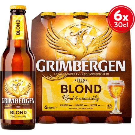 Grimbergen Blond fles 6x30cl