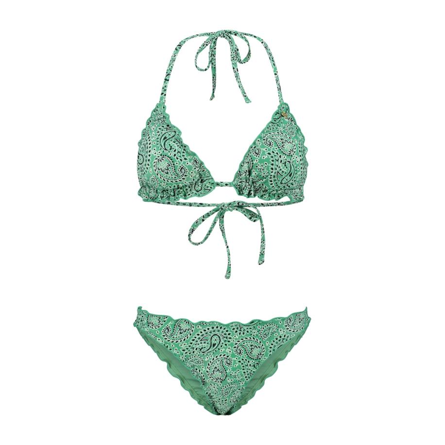Shiwi Shiwi Bikini Liz groen / zwart / offwhite -