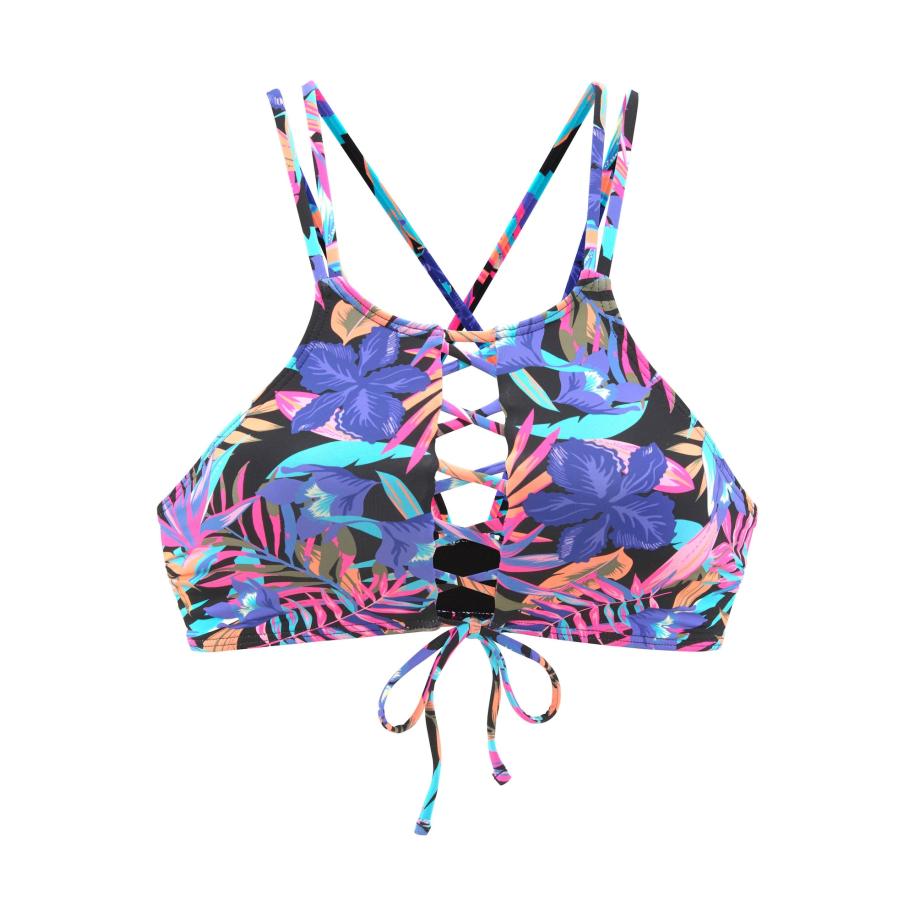 Bench BENCH Bikinitop Pitch turquoise / pruim / pink / zwart -