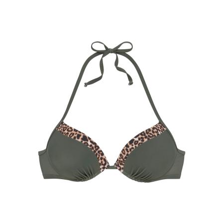 Lascana LASCANA Bikinitop beige / bruin / olijfgroen