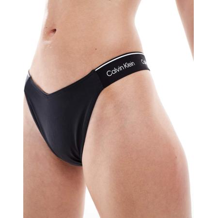 Calvin Klein Legacy Hoogopgesneden bikinibroekje in zwart