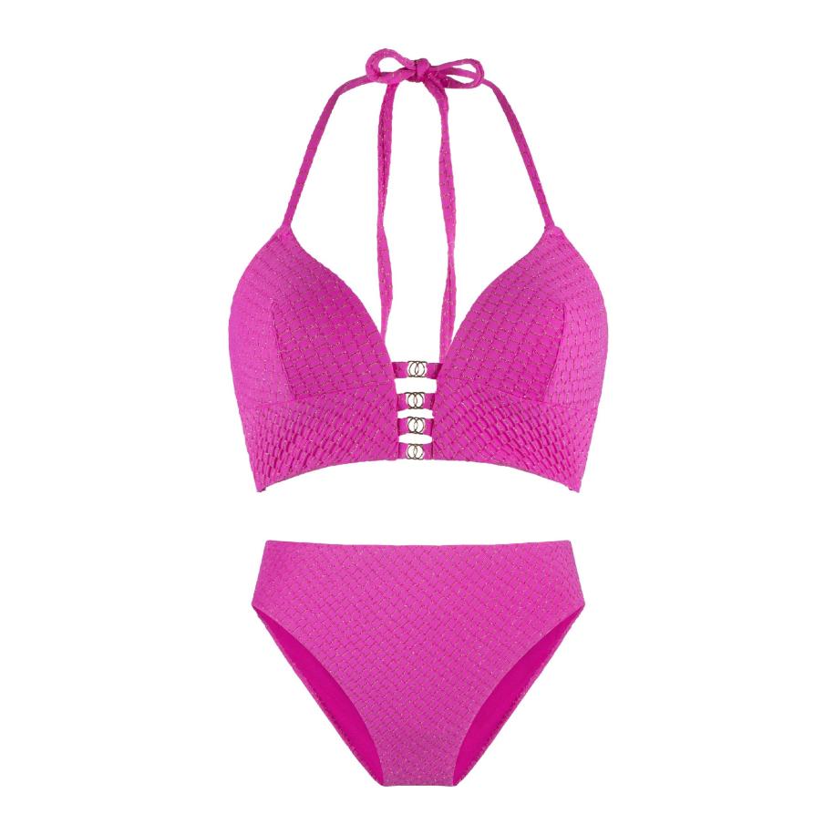 LingaDore Bikini lichtroze / zilver Roze