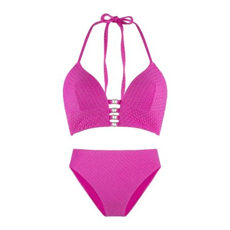 LingaDore Bikini lichtroze / zilver
