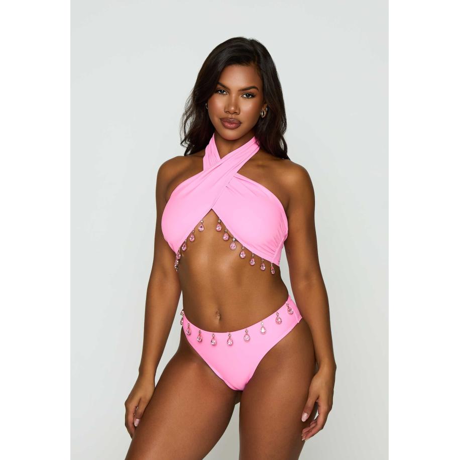 Moda Minx Moda Minx Bikinibroek Hera lichtroze -