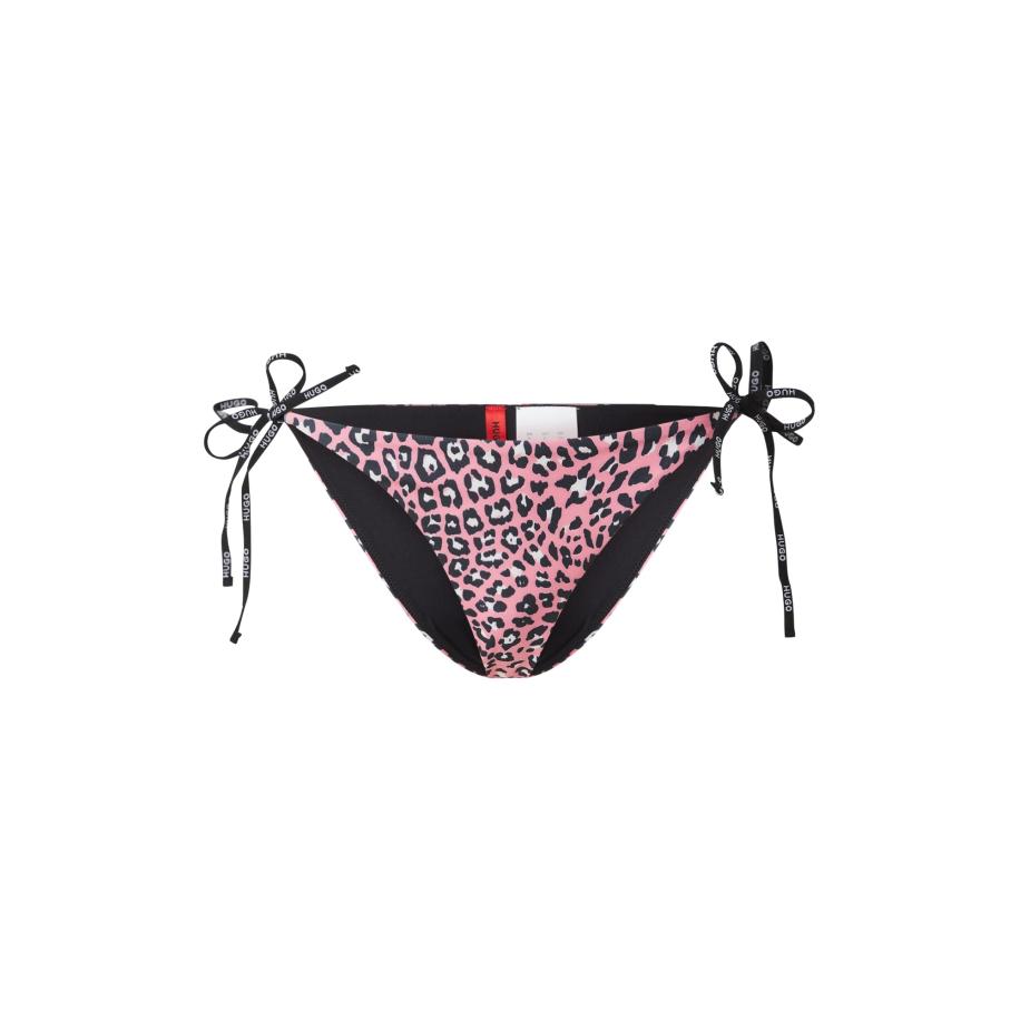 Hugo Boss HUGO Bikinibroek PURE_SIDE TIE lichtroze / zwart / wit -