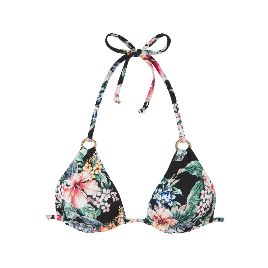 Lascana LASCANA Bikinitop groen / rood / zwart -