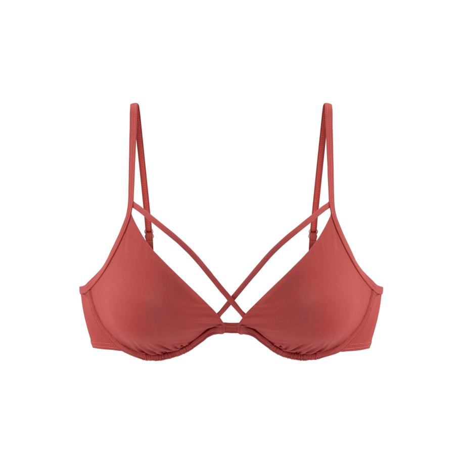 Lascana LASCANA Bikinitop roestrood -