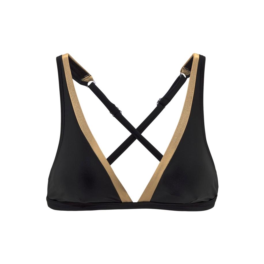 Lascana LASCANA Bikinitop goudgeel / zwart -