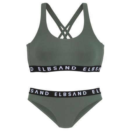 Elbsand Elbsand Bikini kaki / zwart / wit