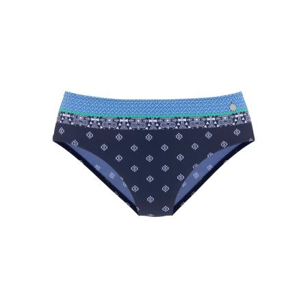 Lascana LASCANA Bikinibroek blauw / navy / groen / wit