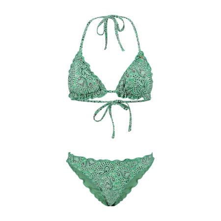 Shiwi Shiwi Bikini Liz groen / zwart / offwhite