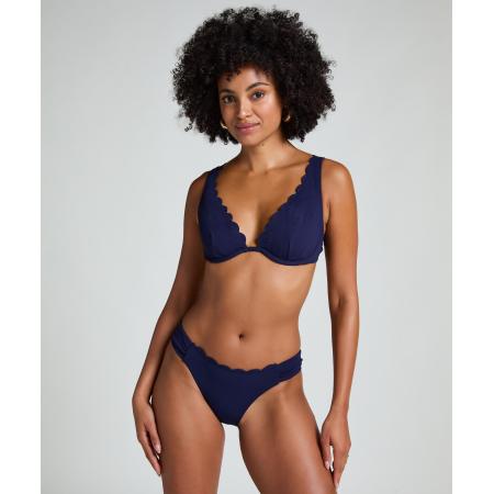 Hunkemöller Rio Bikinibroekje Scallop Blauw