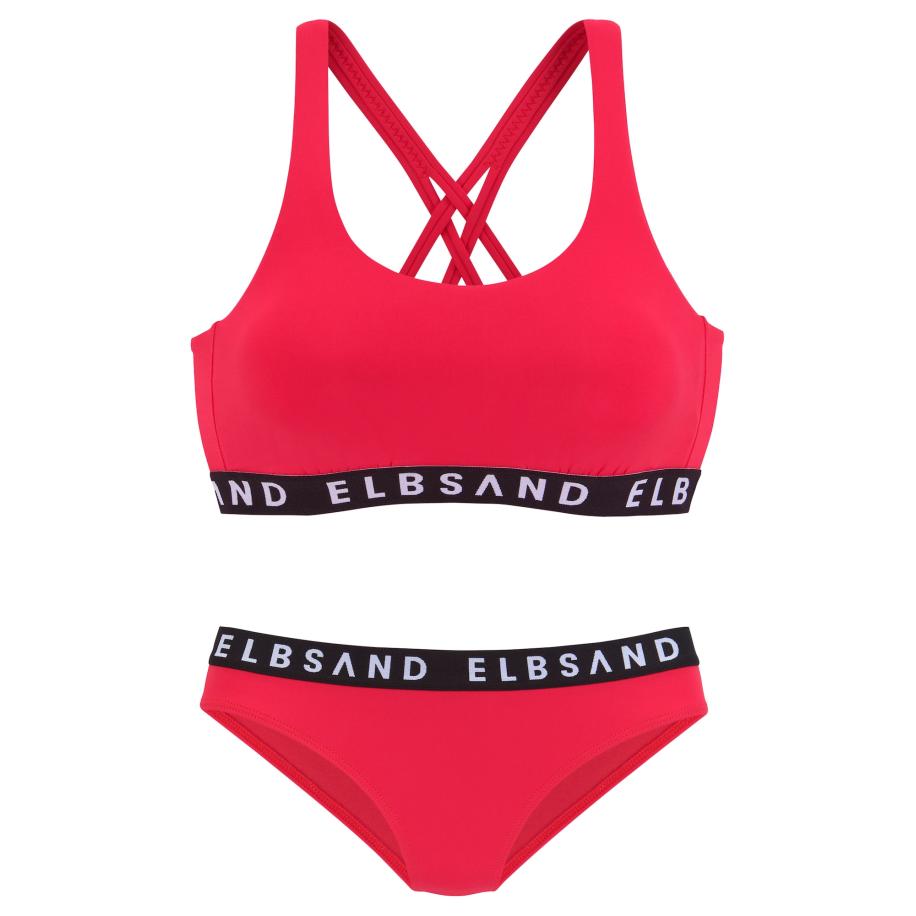 Elbsand Elbsand Bikini rood / zwart / wit -