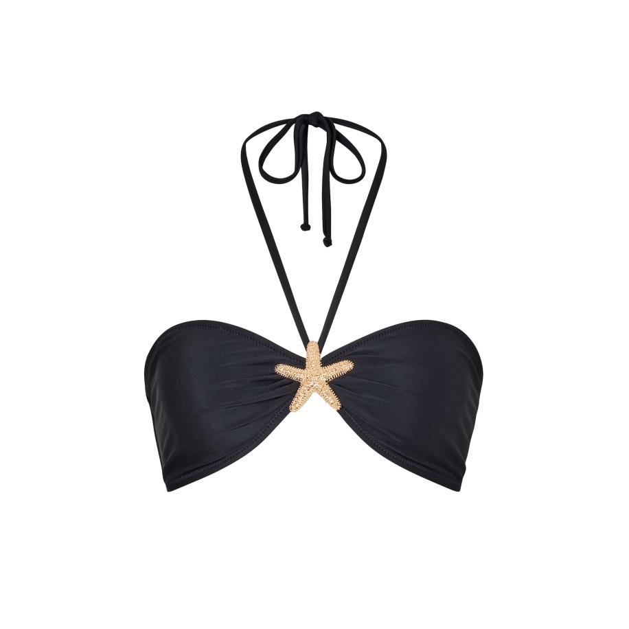 Moda Minx Moda Minx Bikinitop Starfish zwart -