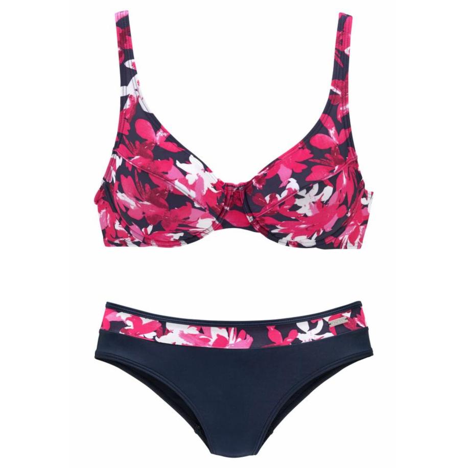 PETITE FLEUR PETITE FLEUR Bikini marine / pink / wit -