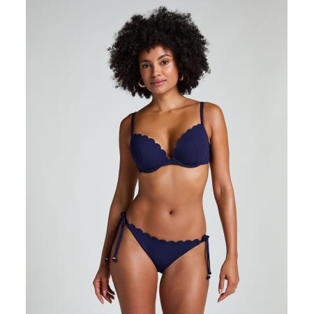 Hunkemöller Bikinibroekje Scallop Blauw