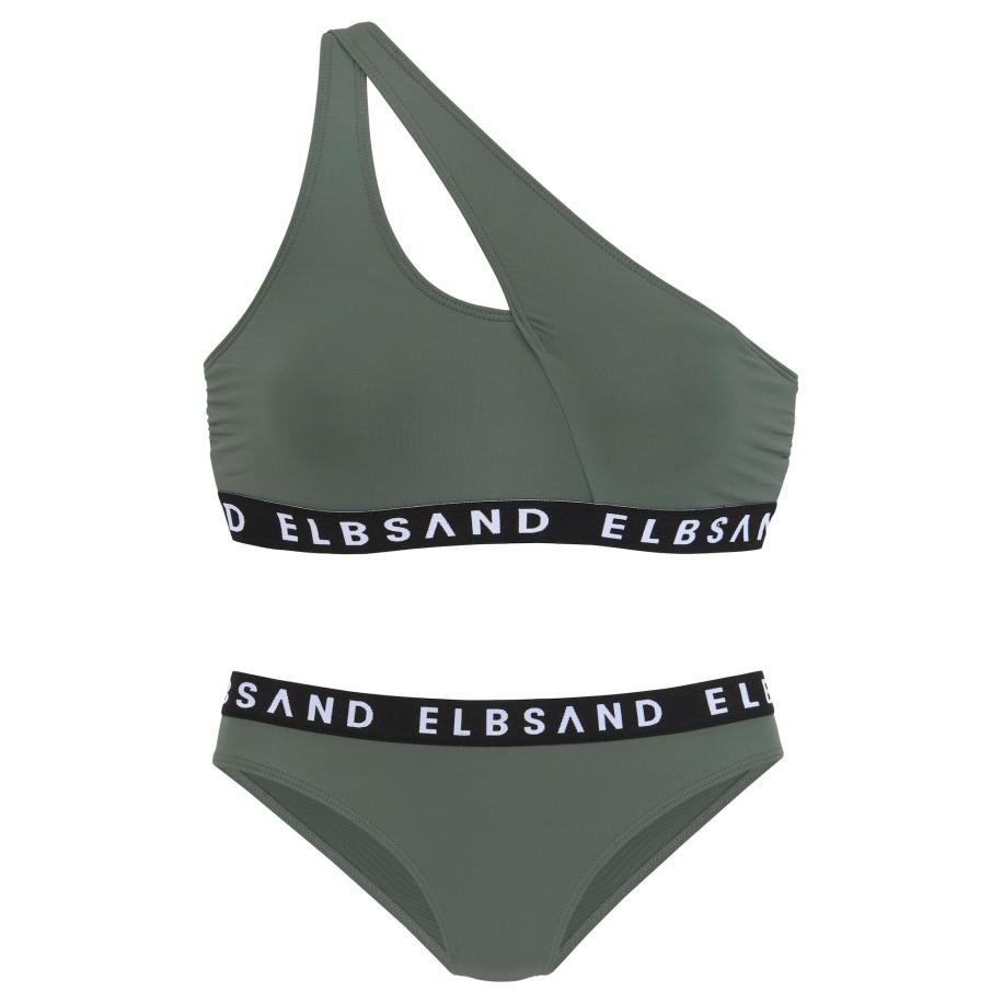 Elbsand Elbsand Bikini olijfgroen / zwart / wit -