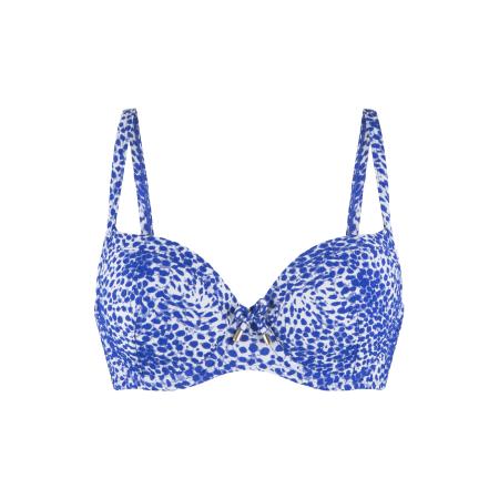 LingaDore LingaDore Bikinitop blauw / natuurwit