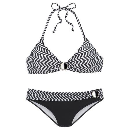 JETTE Bikini zwart / wit