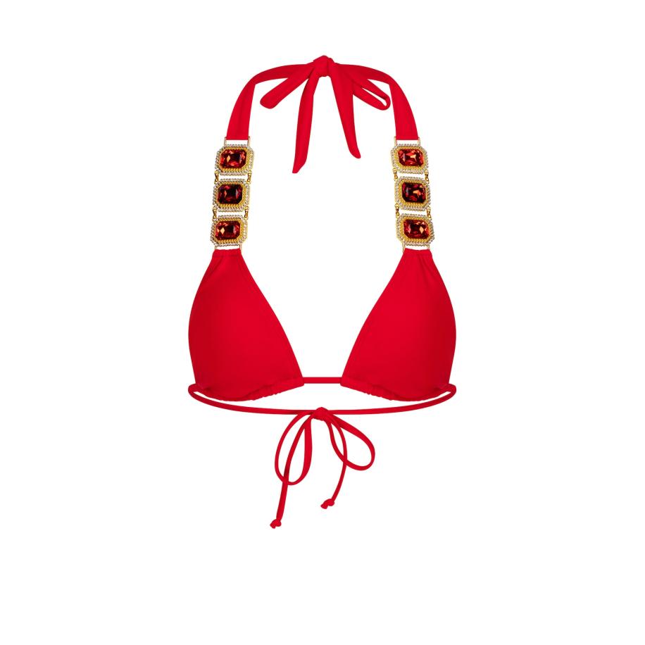 Moda Minx Moda Minx Bikinitop Boujee goud / rood -