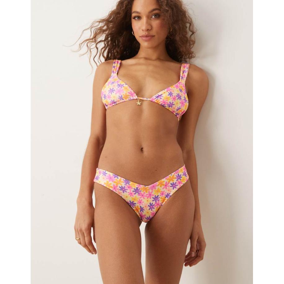 Kulani Kinis Daisy Dreamer Glinsterend bikinibroekje in multi-Veelkleurig Multicolor
