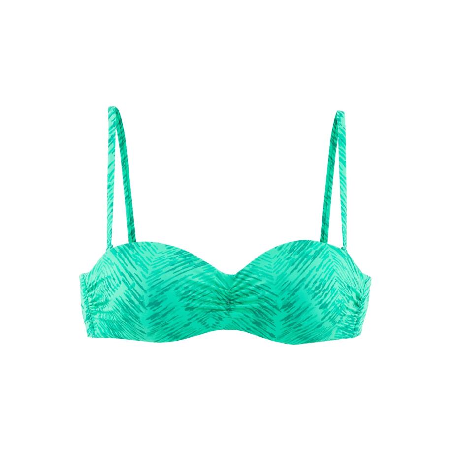 JETTE Bikinitop lichtgroen / donkergroen Groen