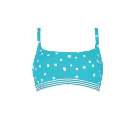 Vivid VIVID Bikinitop turquoise / offwhite
