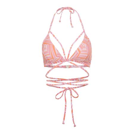 Lascana LSCN by LASCANA Bikinitop Lisa oranje / pink / wit