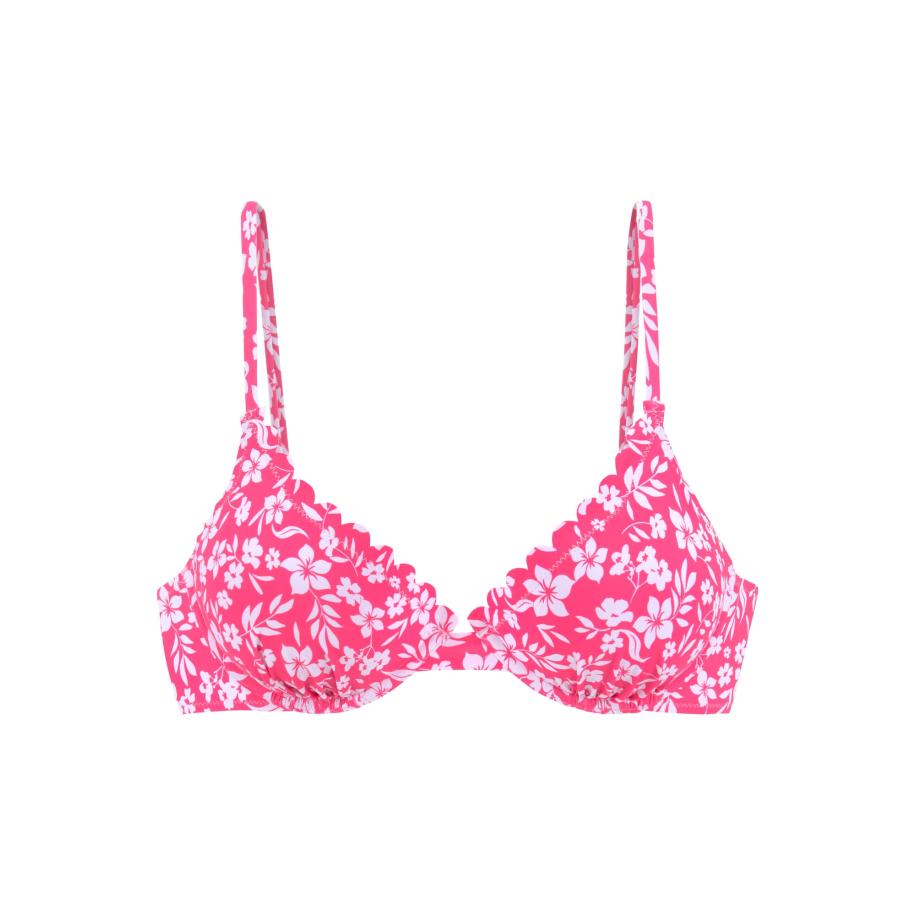 VIVANCE VIVANCE Bikinitop pink / wit -