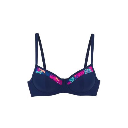 Lascana LASCANA Bikinitop blauw / navy / aqua / donkerroze