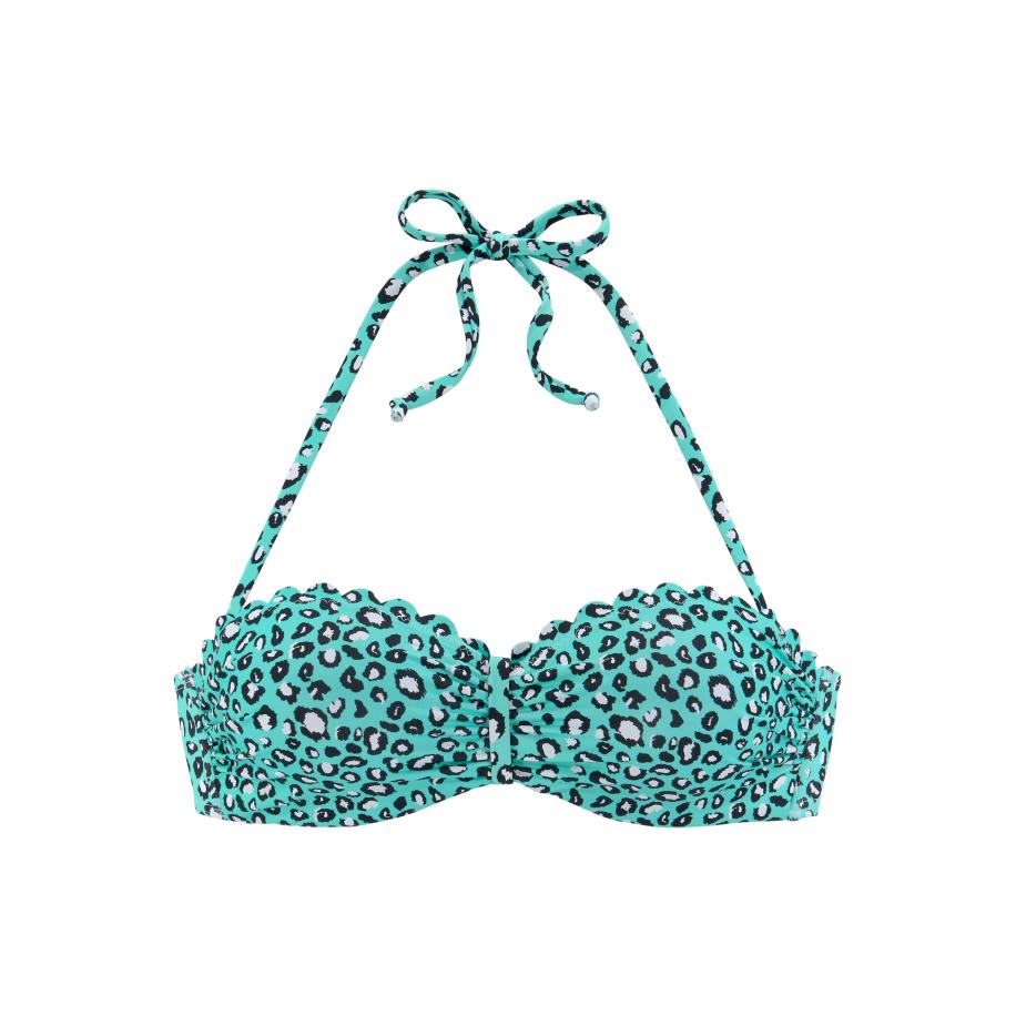 Lascana LASCANA Bikinitop mintgroen / zwart / wit -
