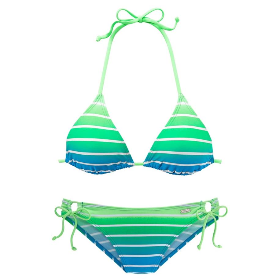 Venice Beach VENICE BEACH Bikini hemelsblauw / neongroen / wit -