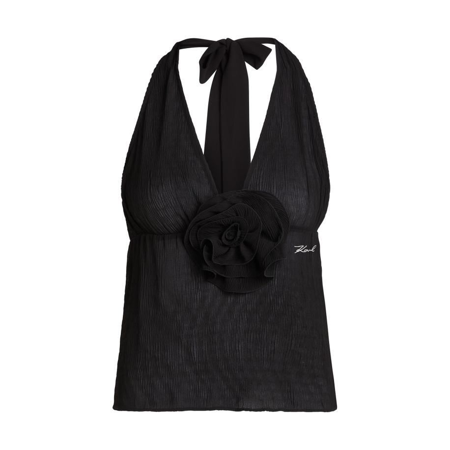 Karl Lagerfeld Karl Lagerfeld Tankinitop zwart -