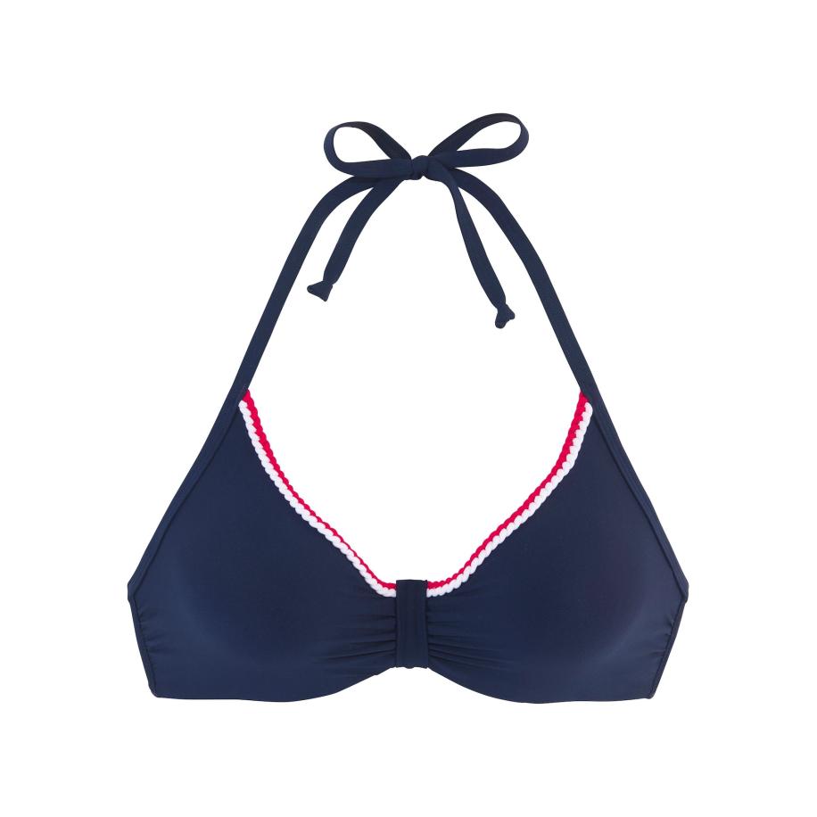 s.Oliver Bikinitop marine / rood / wit Blauw
