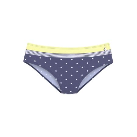 Lascana LASCANA Bikinibroek navy / geel / wit