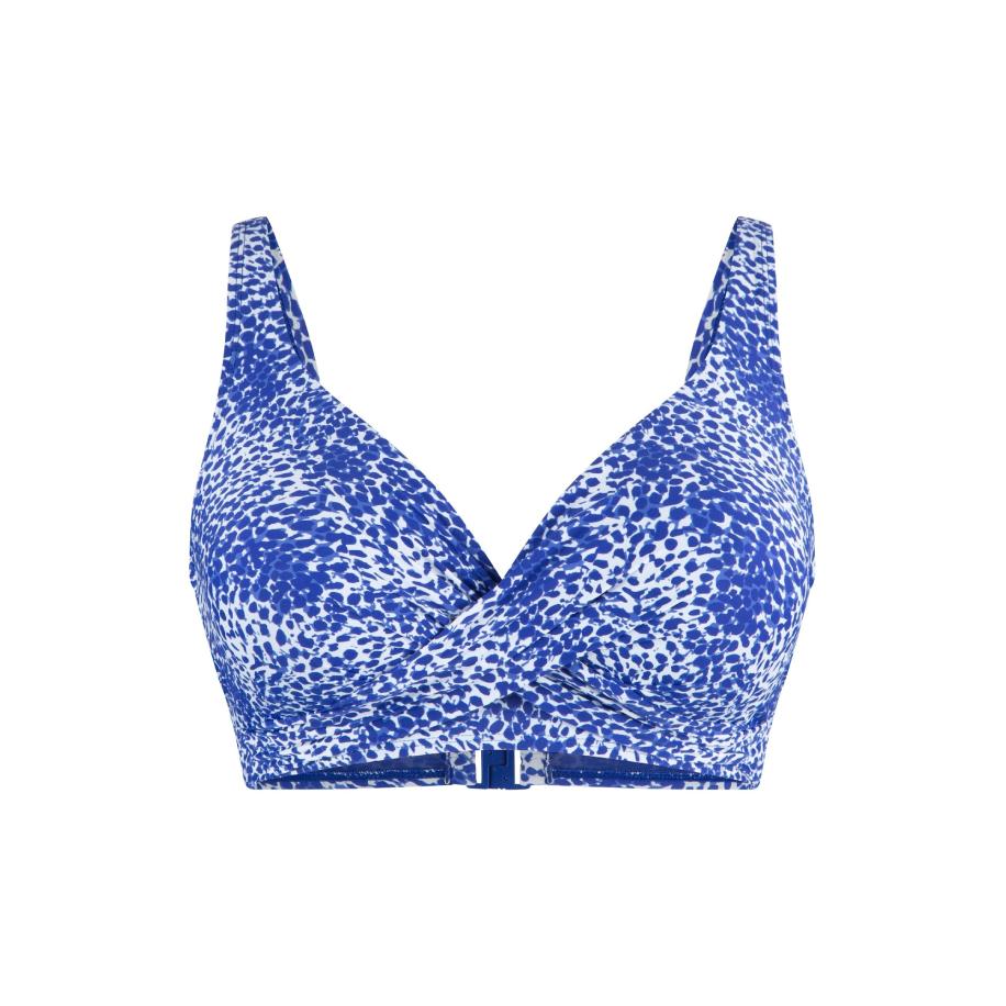 LingaDore LingaDore Bikinitop blauw / wit -