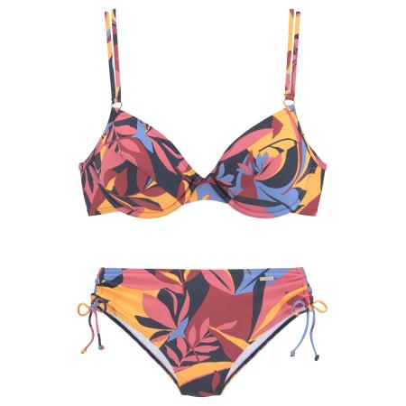 Sunseeker SUNSEEKER Bikini blauw / limoen / pitaja roze / oudroze