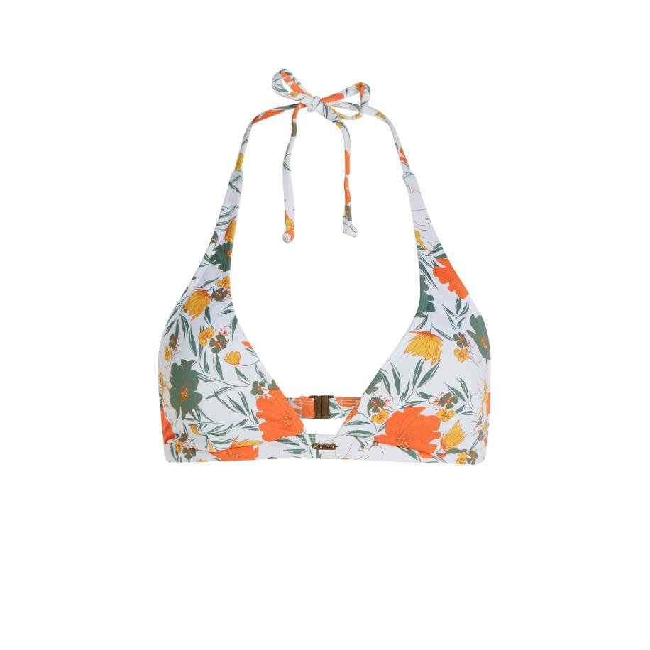 O'Neill ONEILL Bikinitop Marga geel / groen / oranje / wit -