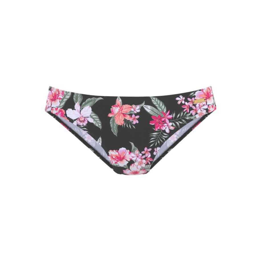 Lascana LASCANA Bikinibroek smaragd / pink / rosa / zwart -
